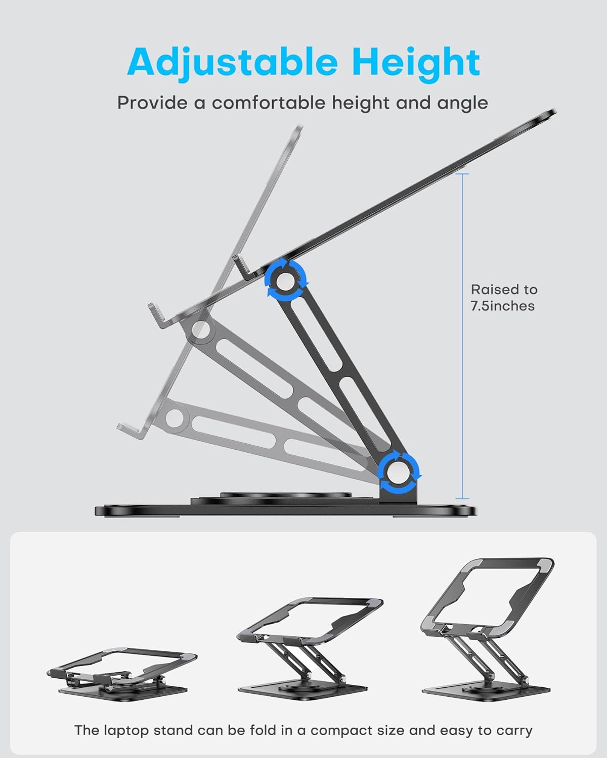 LOXP Rotating Adjustable Laptop Stand