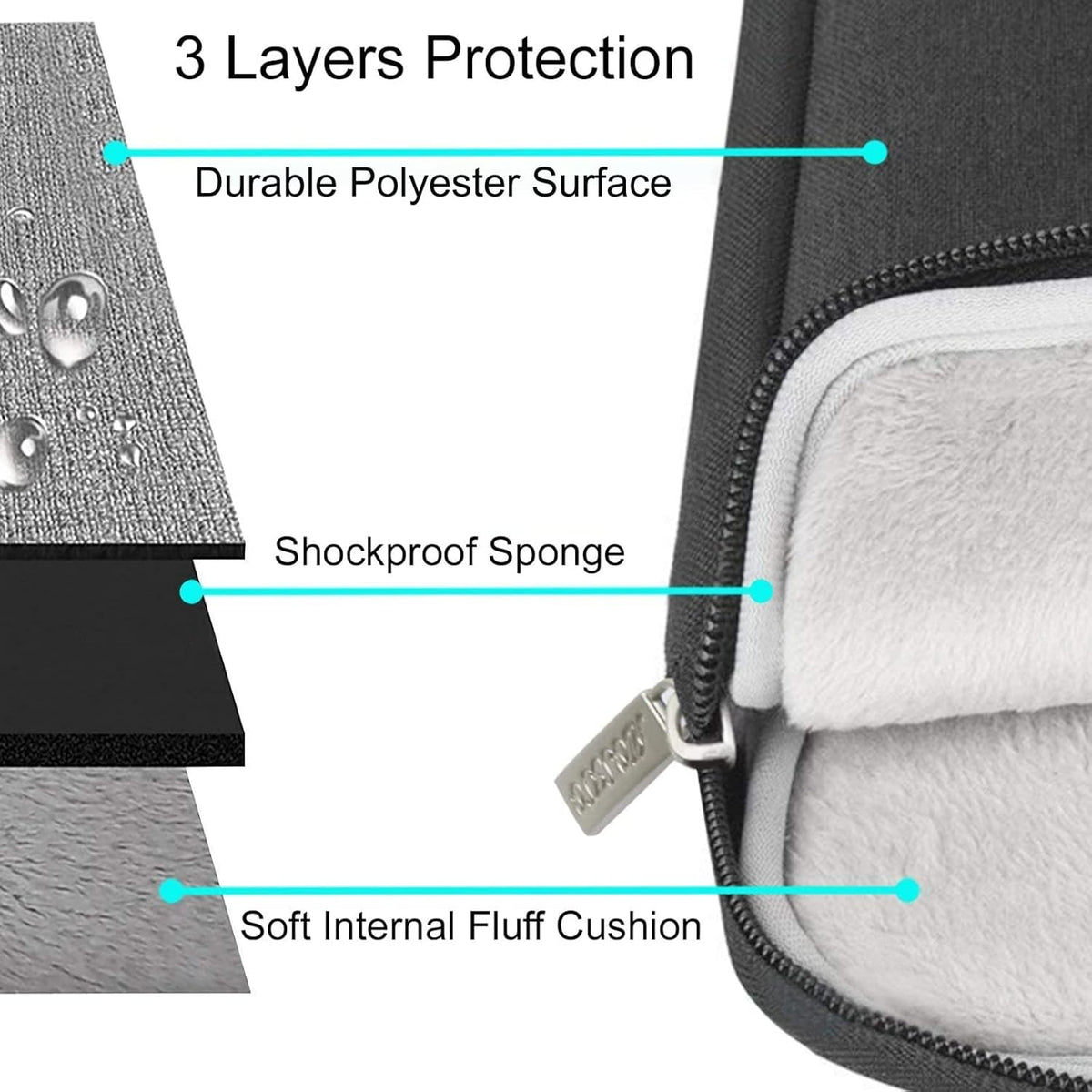 MOSISO Laptop Sleeve with Pocket