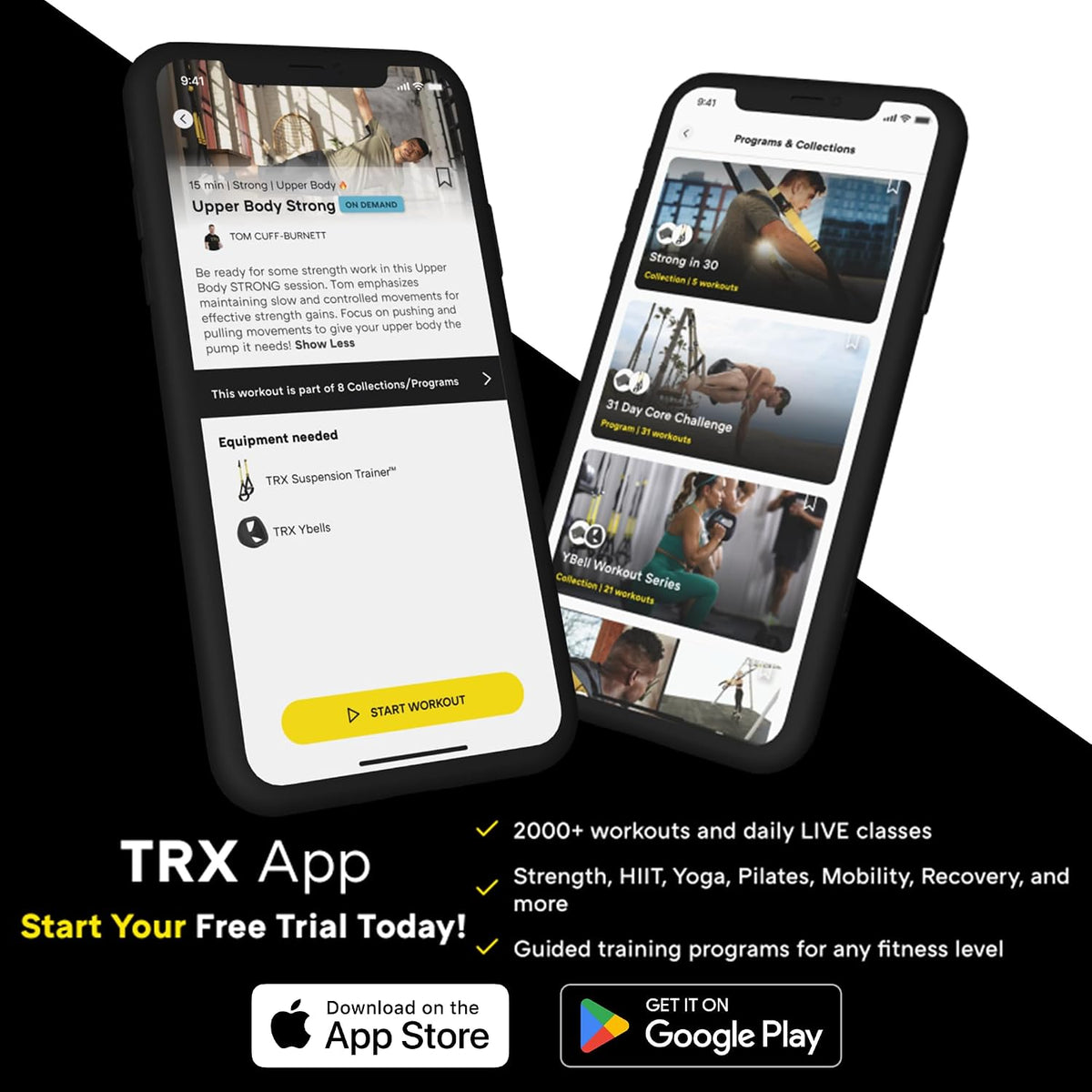 TRX GO Sangles de Suspension pour Musculation ART002647