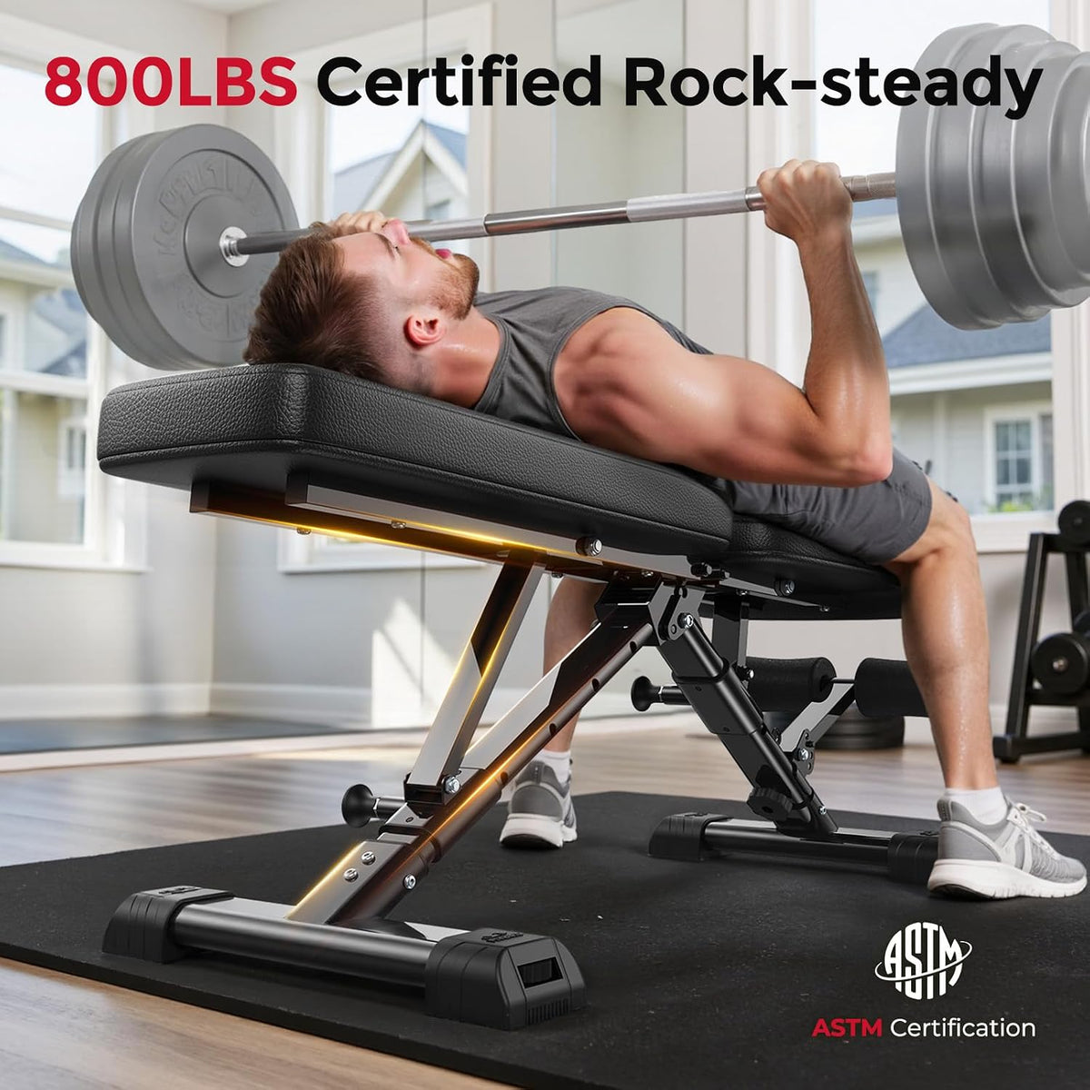 FLYBIRD WB5 Banc de Musculation Réglable Pliable