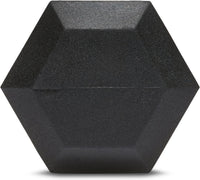 Amazon Basics Haltère Hexagonal en Caoutchouc pour Musculation CD-20LB