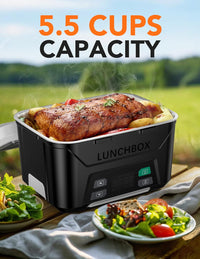 EAST OAK Cordless Heated Electric Lunch Box