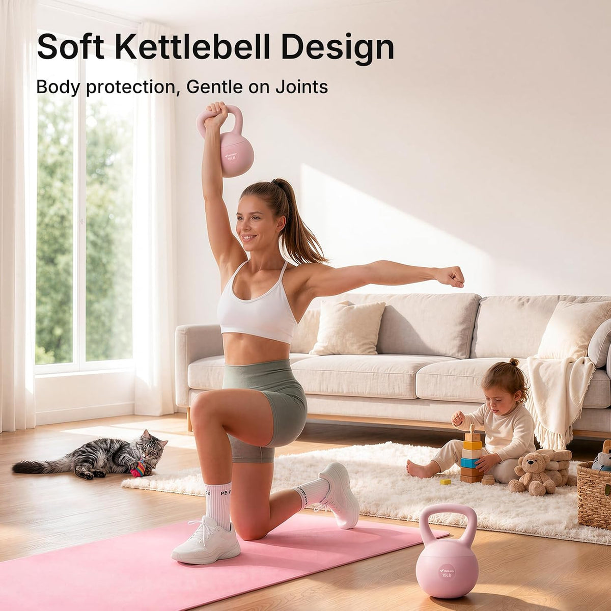 MERACH Kettlebell Souple pour Musculation MR-2409