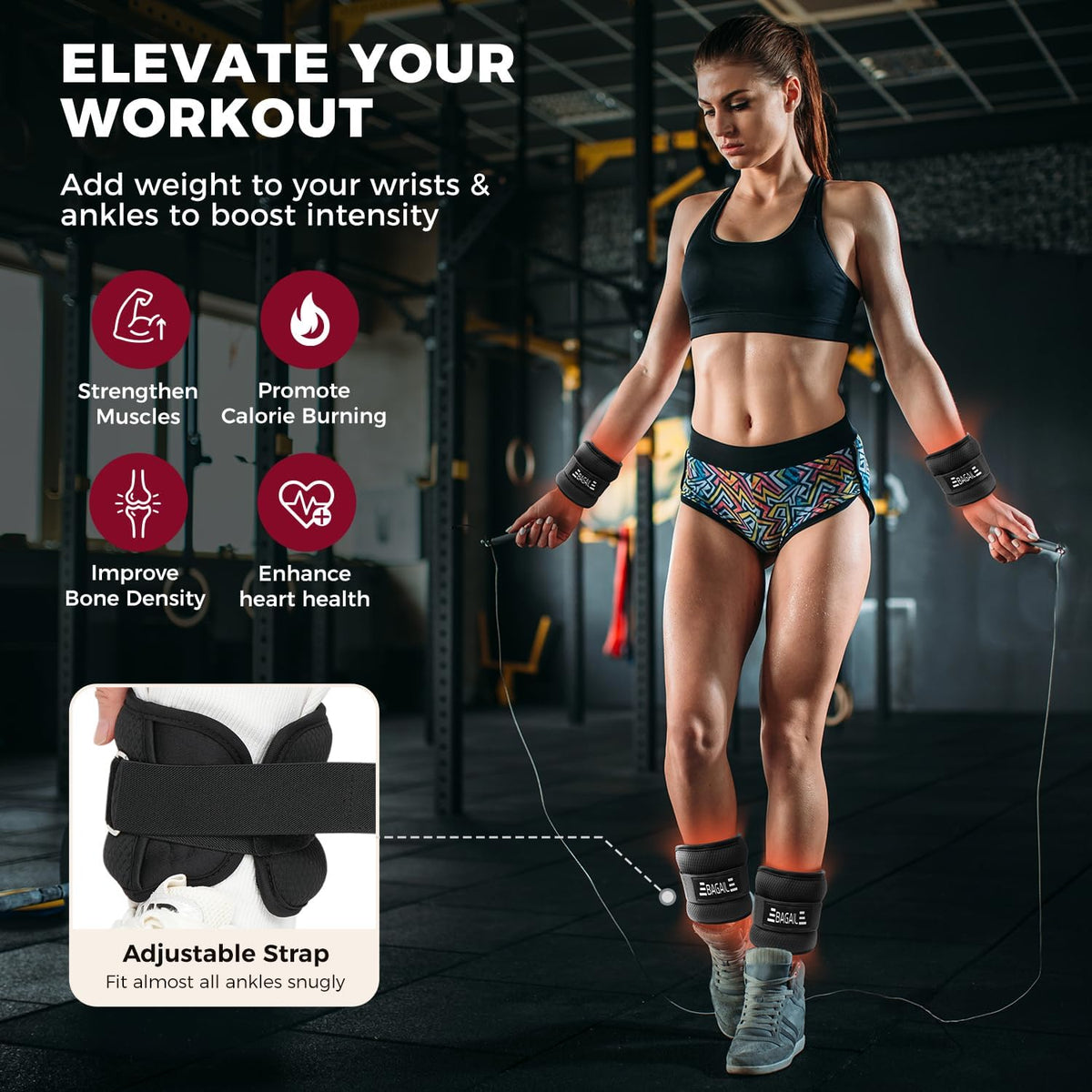 BAGAIL Poids Cheville et Poignet pour Musculation