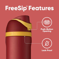 Owala FreeSip Gourde Isotherme en Acier Inoxydable C04985