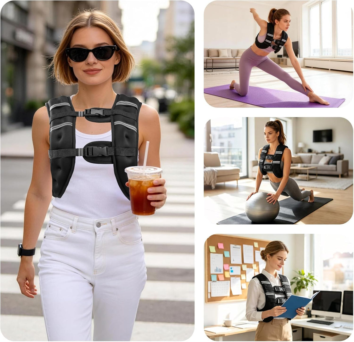 Zikopomi Gilet Lesté pour Musculation BEIXIN004