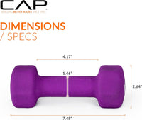 CAP Haltères en Néoprène pour Musculation