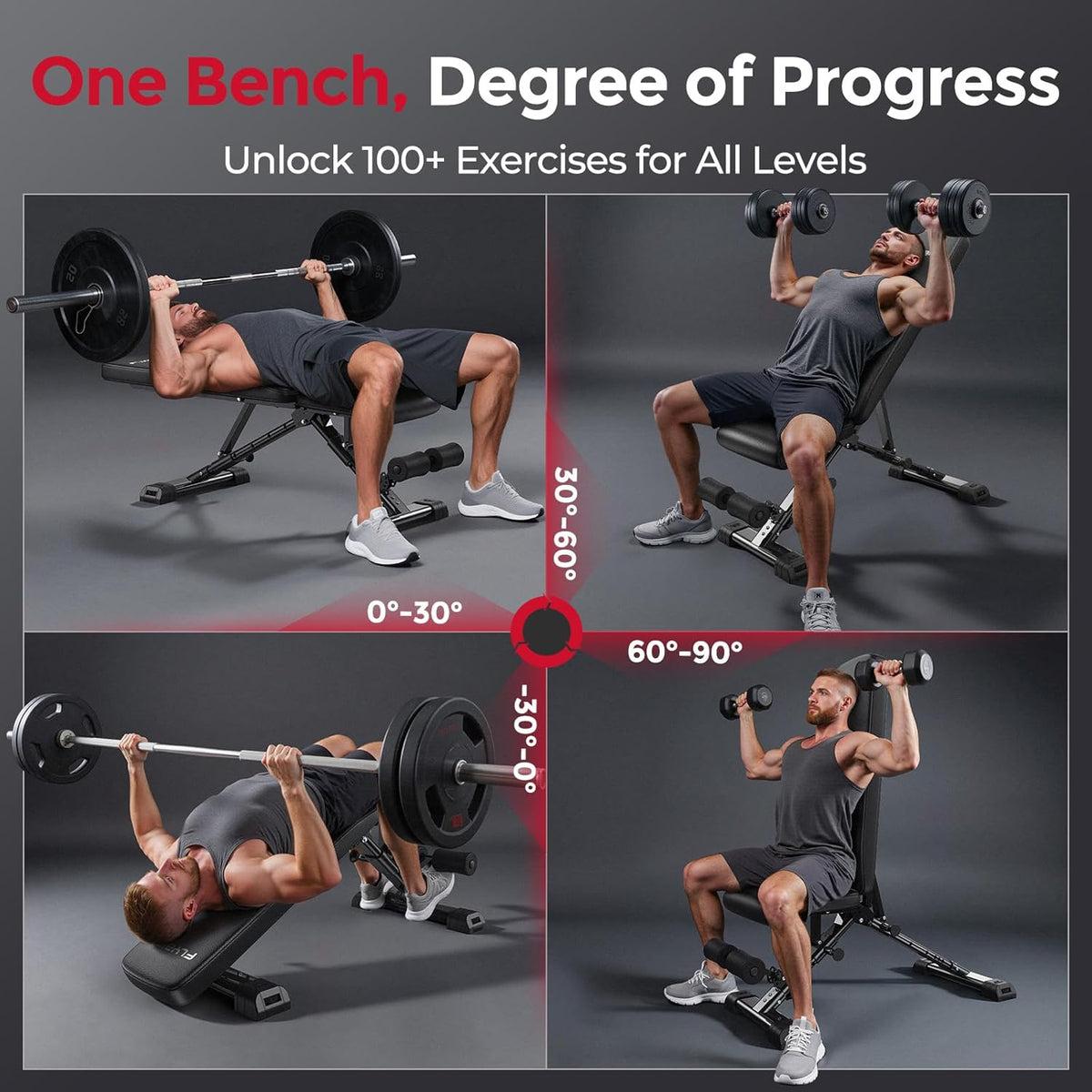 FLYBIRD WB5 Banc de Musculation Réglable Pliable