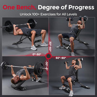 FLYBIRD WB5 Banc de Musculation Réglable Pliable