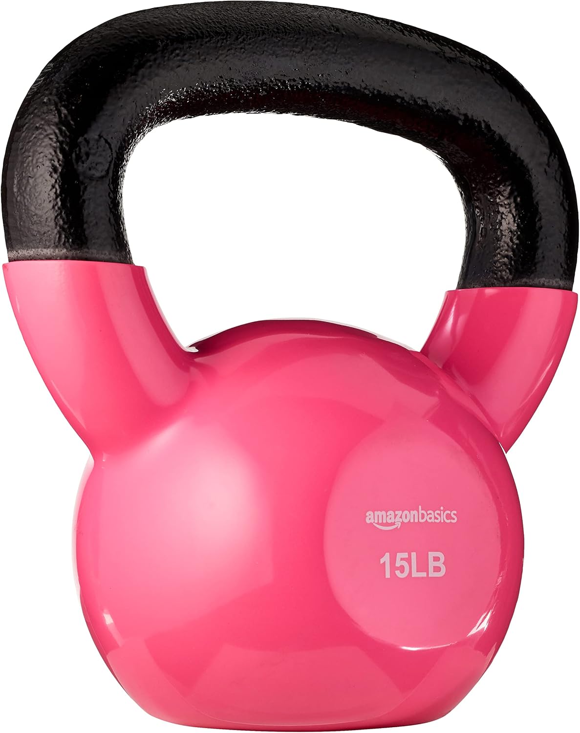Amazon Basics Kettlebell en Vinyle pour Musculation IR92007-15LB