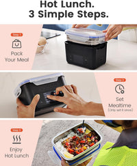 LUNCHGO G1 Cordless Heated Electric Lunch Box