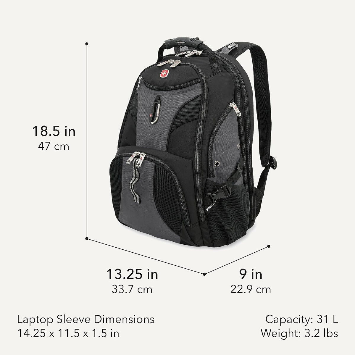 SwissGear 1900 ScanSmart Laptop Backpack