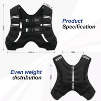 Zikopomi Gilet Lesté pour Musculation BEIXIN004