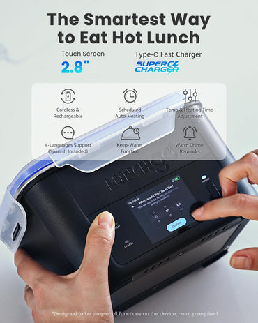LUNCHGO G1 Cordless Heated Electric Lunch Box