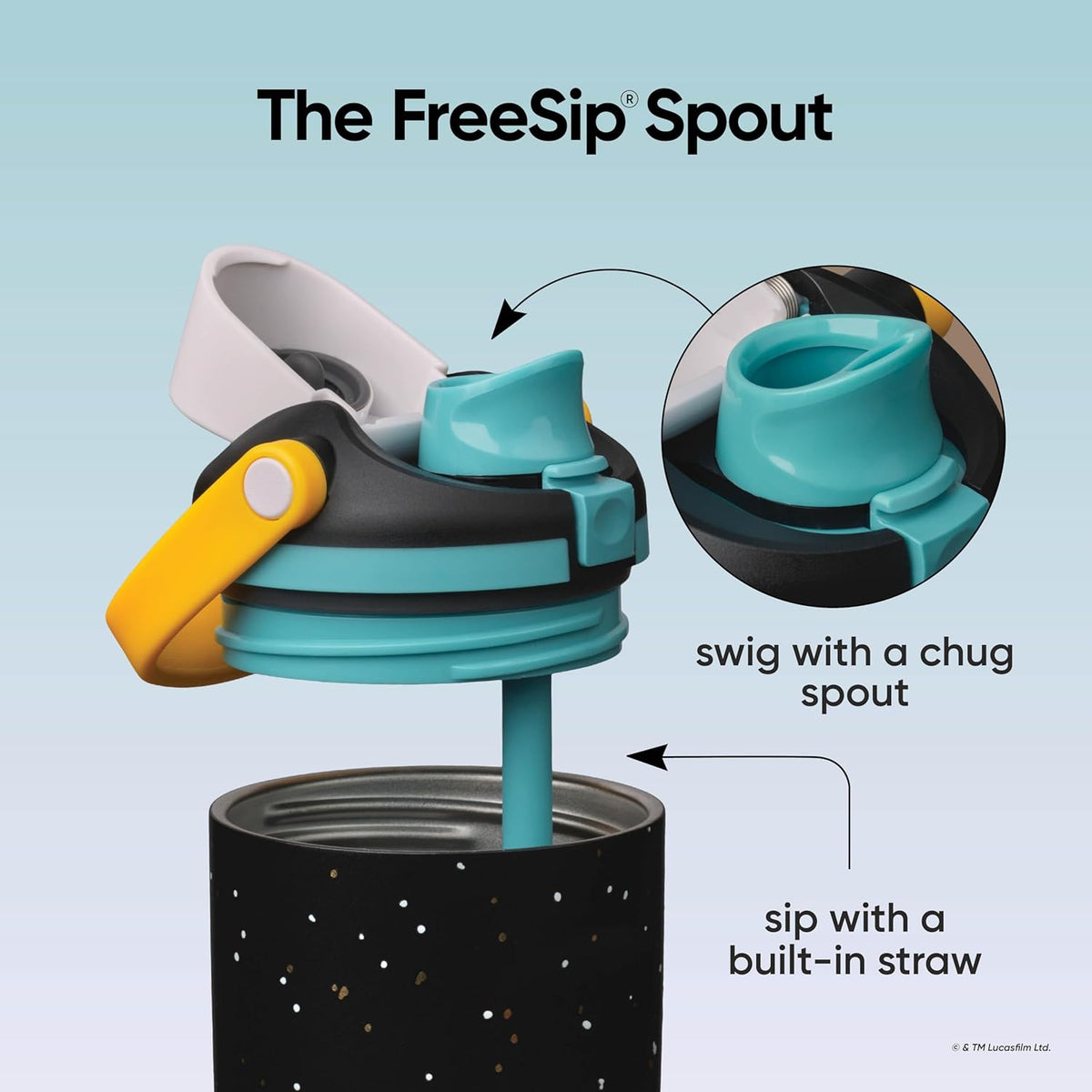 Owala FreeSip Sway Bouteille Isotherme en Acier Inoxydable C09206