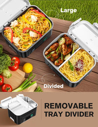 EAST OAK Cordless Heated Electric Lunch Box