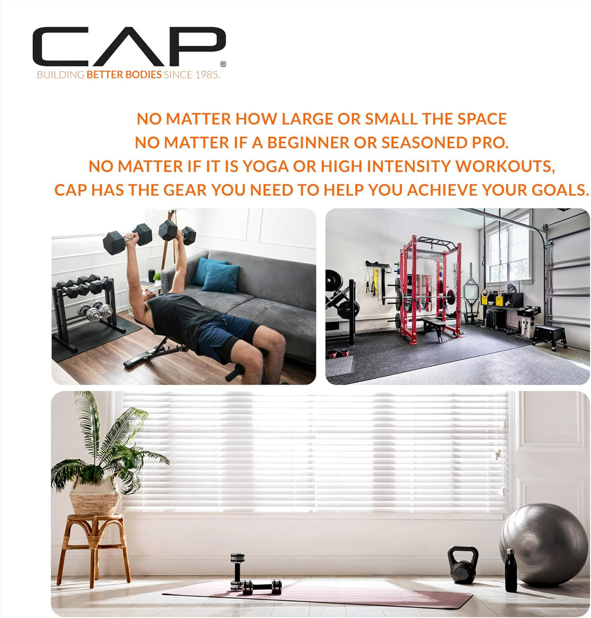 CAP Haltères en Néoprène pour Musculation