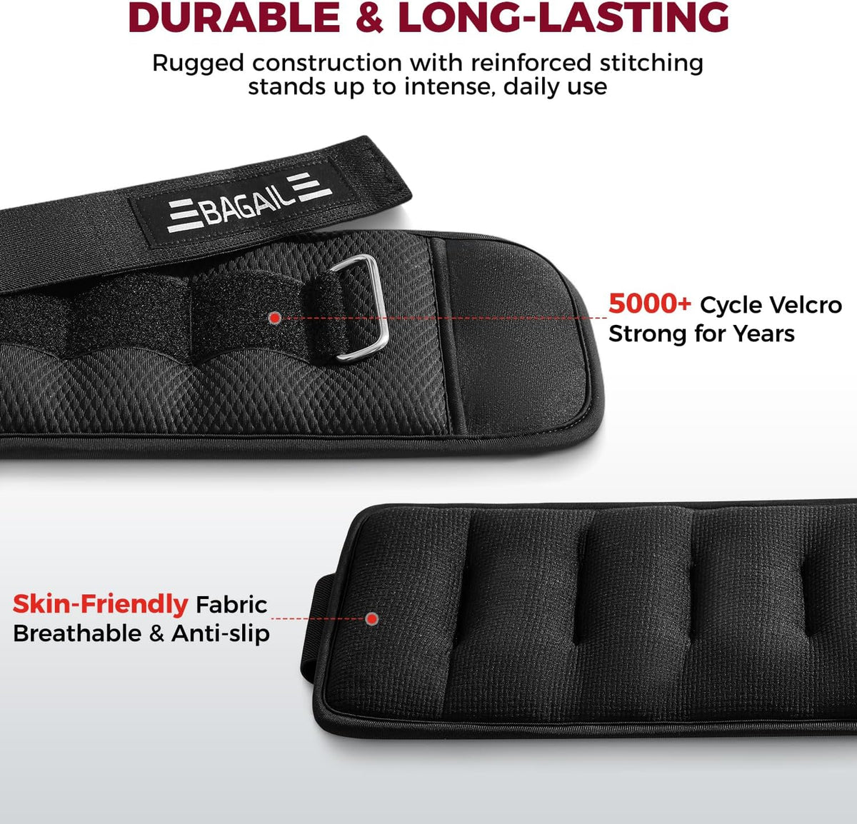 BAGAIL Poids Cheville et Poignet pour Musculation