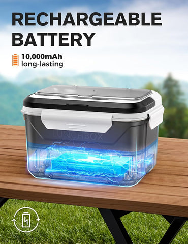 EAST OAK Cordless Heated Electric Lunch Box