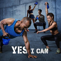 Yes4All Kettlebell en Vinyle pour Musculation KLD1