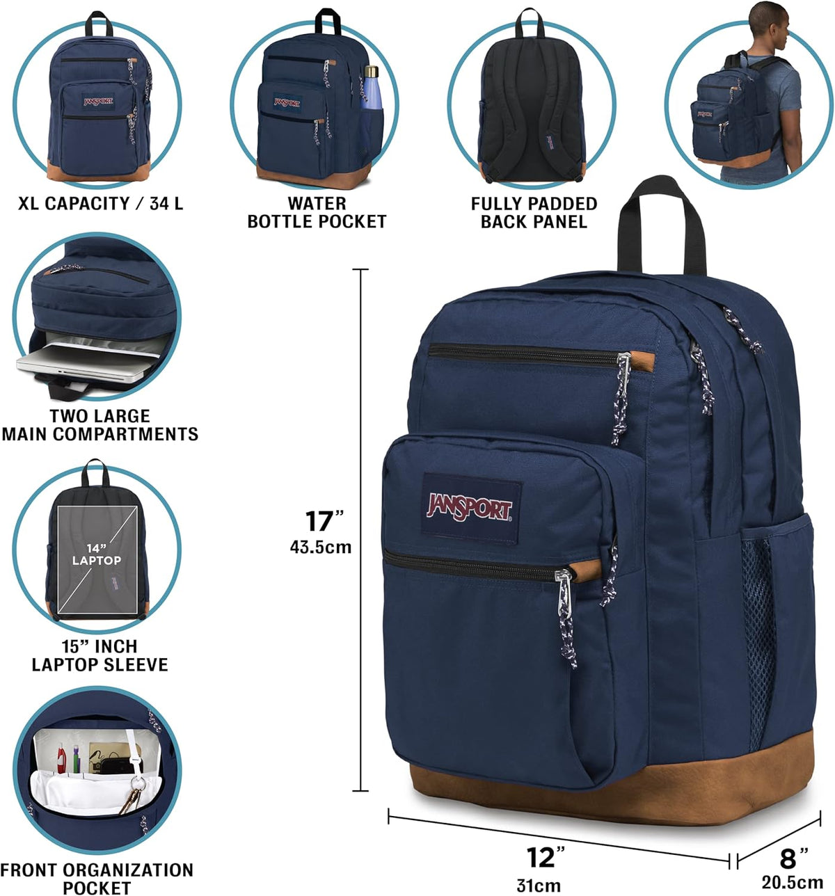 JanSport Cool Student Laptop Backpack