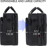 VANKEAN Expandable Waterproof Laptop Briefcase