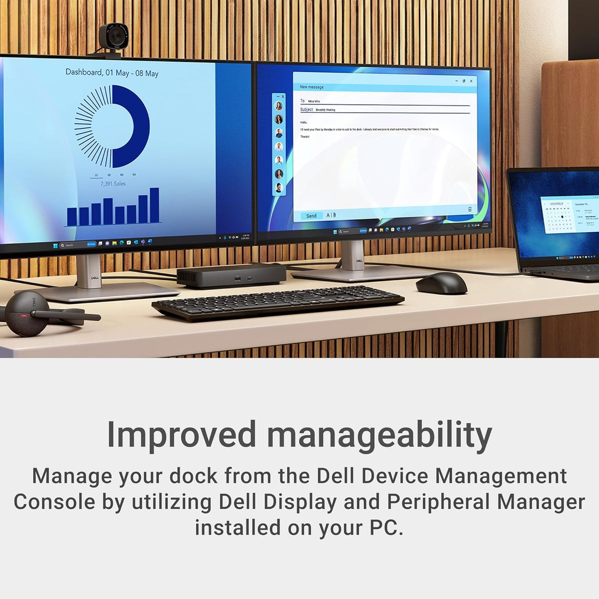 Dell Pro WD25 Laptop Docking Station