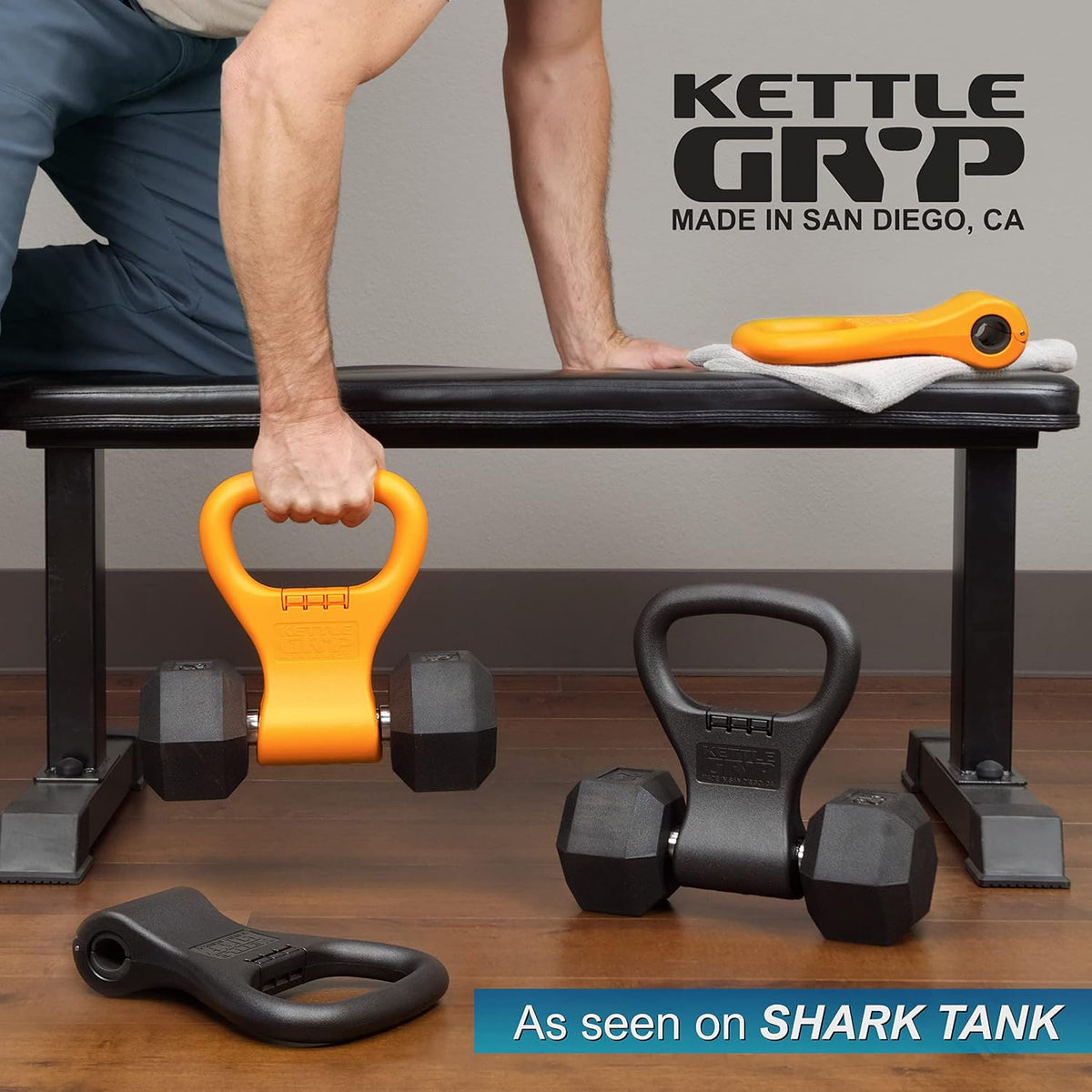 Kettle Gryp Poignée Adaptateur Kettlebell pour Haltère