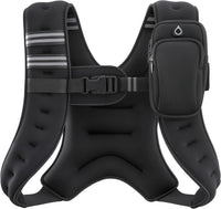 ZELUS Gilet Lesté de Musculation avec Bandes Réfléchissantes