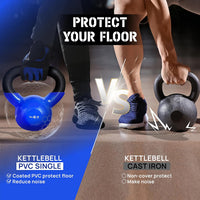 Yes4All Kettlebell en Vinyle pour Musculation KLD1