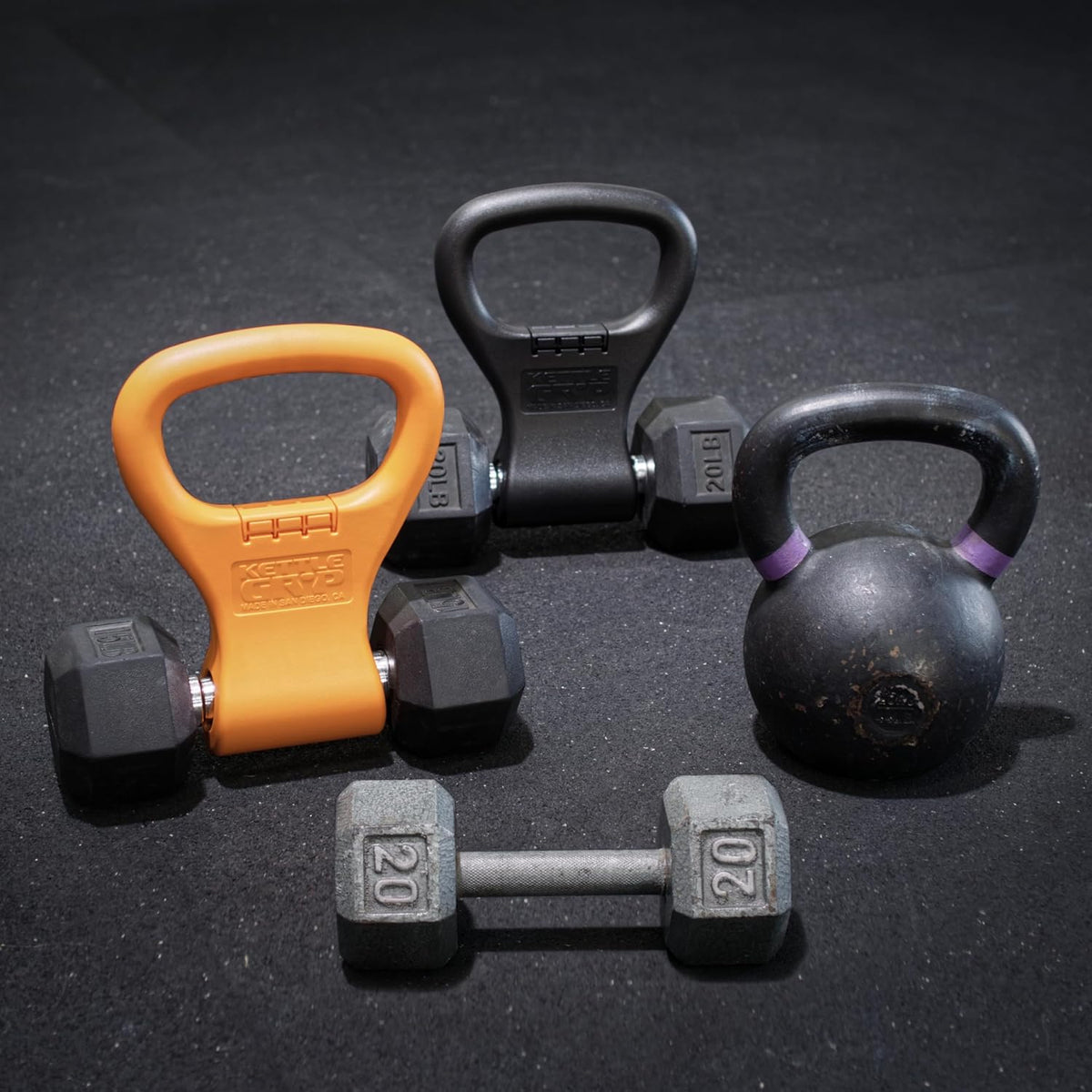 Kettle Gryp Poignée Adaptateur Kettlebell pour Haltère