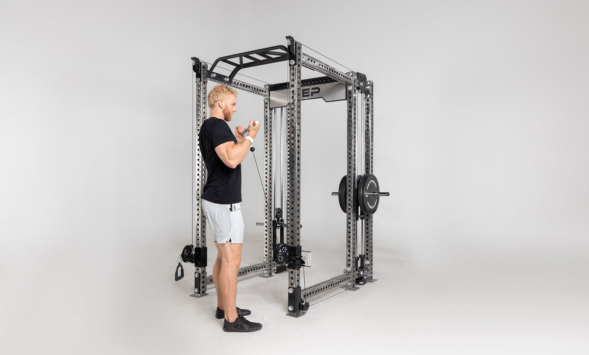 REP Fitness Barre de Curl Multi-Prises pour Câble