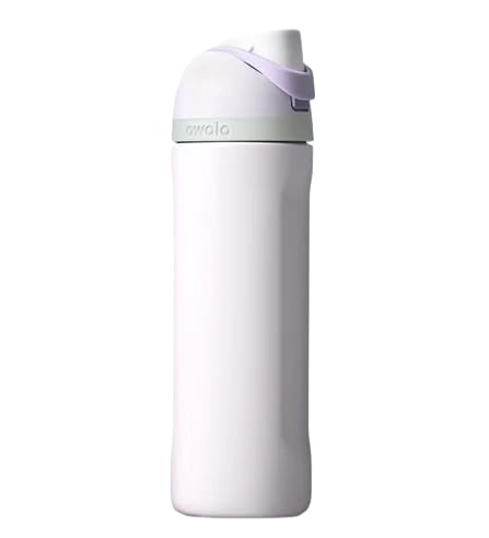 FreeSip Insulated Stainless Steel Water Bottle 24 oz with Locking Push-Button Lid