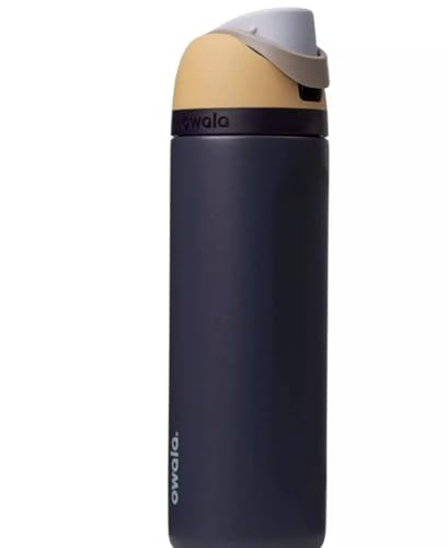 FreeSip Insulated Stainless Steel Water Bottle 24 oz with Locking Push-Button Lid