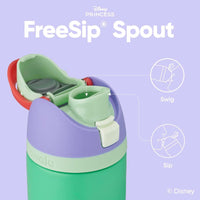 FreeSip Insulated Stainless Steel Water Bottle 24 oz Ariel