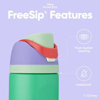 FreeSip Insulated Stainless Steel Water Bottle 24 oz Ariel