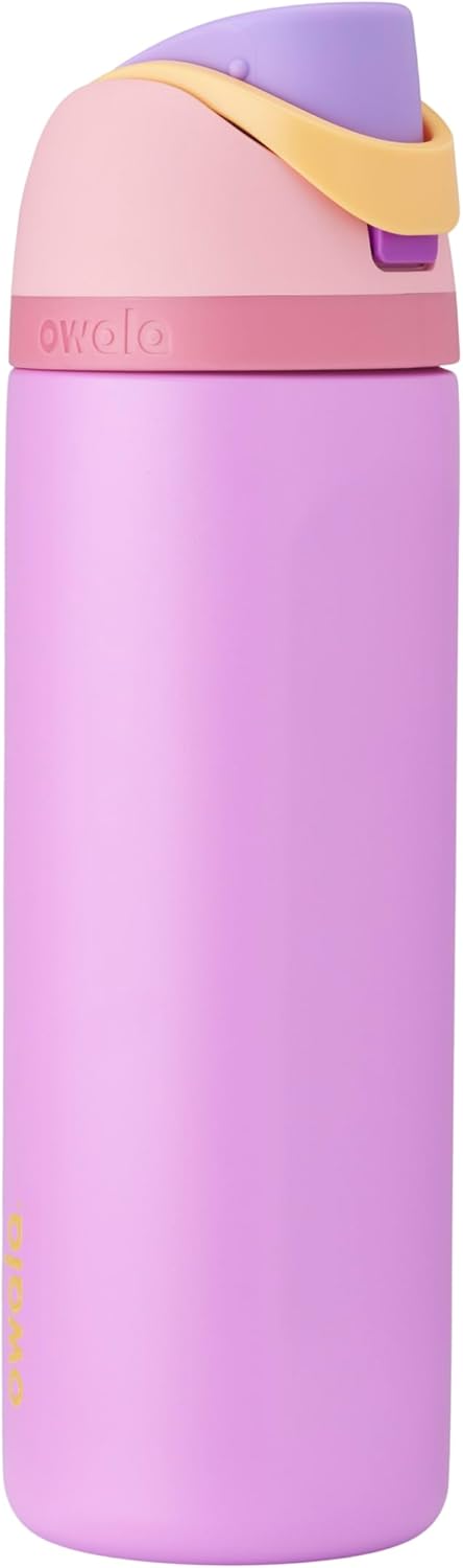FreeSip Insulated Stainless Steel Water Bottle 24 oz Rapunzel