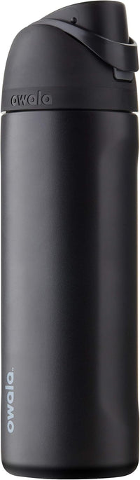 FreeSip Insulated Stainless Steel Water Bottle with Push-Button Lid 24 oz