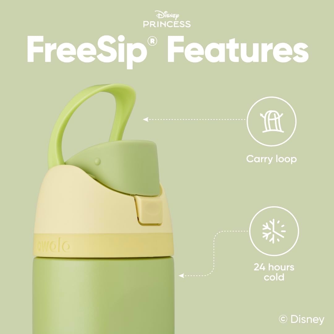 FreeSip Stainless Steel Water Bottle 24 oz Tiana