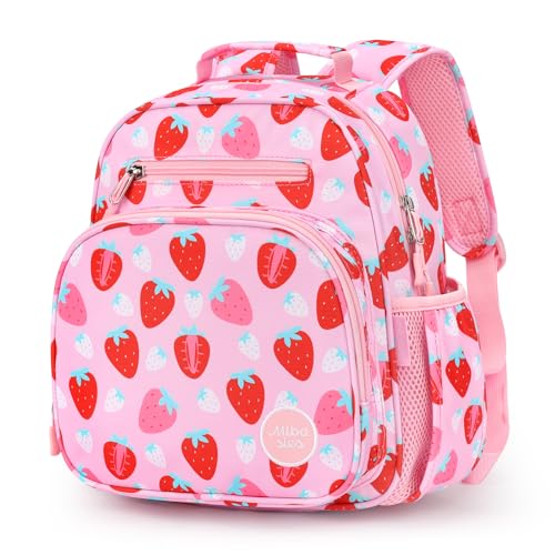 Girls Lightweight Backpack 15 Inch Rainbow Elementary School Bookbag with Insulated Pocket