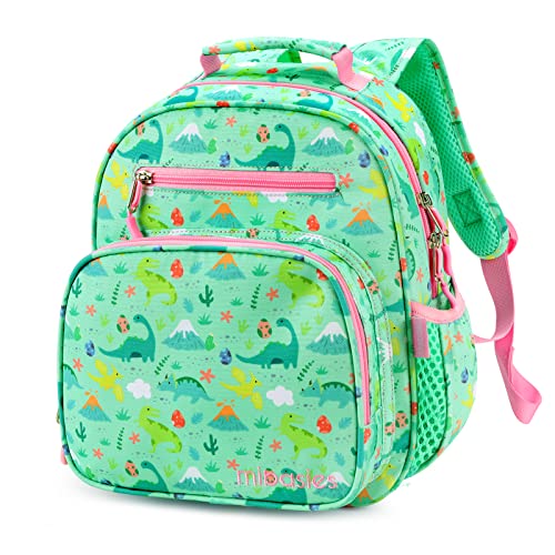 Girls Lightweight Backpack 15 Inch Rainbow Elementary School Bookbag with Insulated Pocket