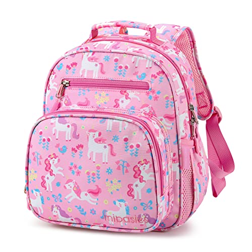 Girls Lightweight Backpack 15 Inch Rainbow Elementary School Bookbag with Insulated Pocket