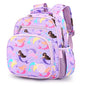 Kids Backpack 15 Inch School Bookbag for Girls Elementary with Insulated Pocket Flower Pink