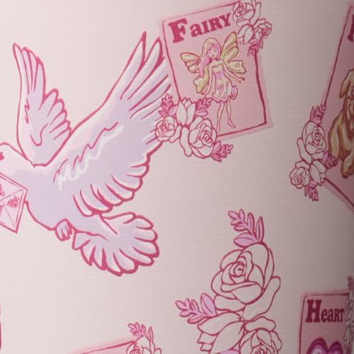 Kids Stainless Steel Tumbler 12 oz Lilac Rocket Insulated Spill-Resistant Lid Reusable Straw Double-Wall Vacuum Cup-Holder Friendly