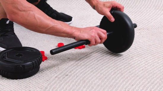 UNNMIIY Haltères Réglables pour Musculation AD55LBS