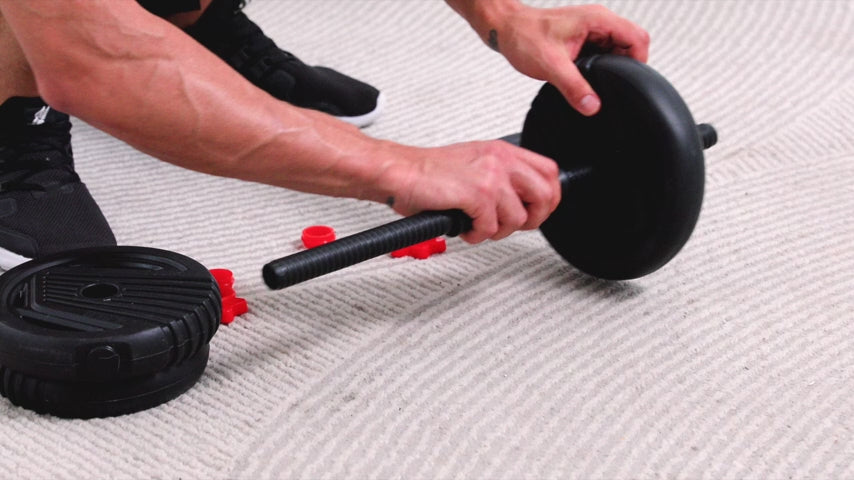UNNMIIY Haltères Réglables pour Musculation AD55LBS